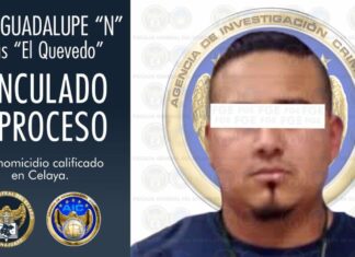 Vinculan a proceso a «El Quevedo», por el delito se homicidio calificado en agravio de una elemento se la policía en Celaya; por no alinearse al CSRL.