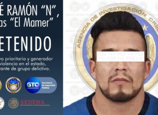 Capturan a «El Mamer», integrante del CSRL y generador de violencia en la entidad.