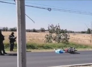 Asesinan a un motociclista en el camino a San José de Guanajuato en Celaya.