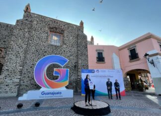 Inauguran la sexta etapa de mejoramiento de imagen urbana en Salvatierra.