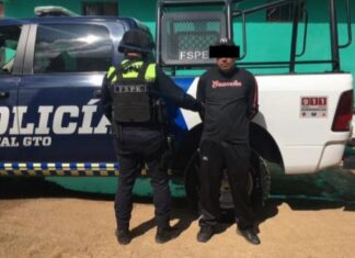 Detienen en Guanajuato capital a tres sujetos con 200 kilogramos de mineral robado.