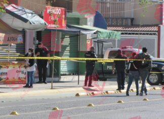 Ataque armado en menuderia en León, dejo un saldo de un muerto y un herido grave.