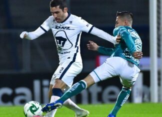Empata León juego de ida con Pumas , 1-1.