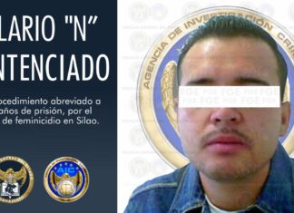 Hilario «N», fue sentenciado a 22 años de prisión por el delito de feminicidio, en Silao.
