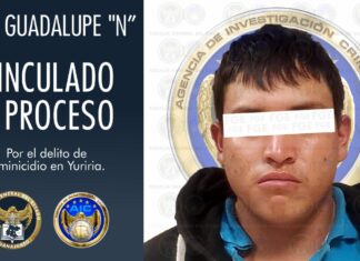 Sujetan a proceso penal a José Guadalupe N, en Yuriria, por el delito de feminicidio.