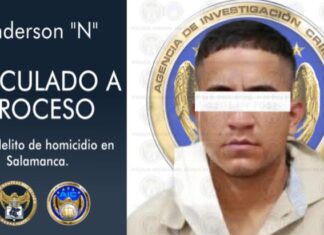 Detienen a Anderson N, inculpado por el delito de homicidio en Salamanca.