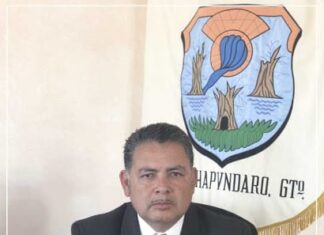 Regidor del PAN en YURIRIA, José Guerrero Santoyo; «chaquetero».