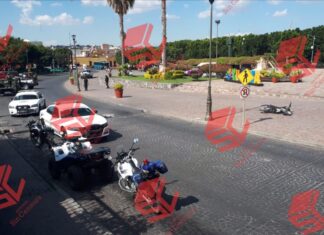 Intentan ejecutar a funcionarios de la administración municipal de Yuriria, una empleada resultó lesionada; hay un detenido.