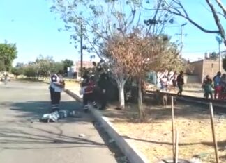 Asesinan de múltiples disparos de arma de fuego a un hombre frente a sus casa en la colonia Obrera en Salamanca.