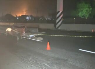 Choque por alcance en la carretera federal Salamanca- Celaya, dejo un saldo de una persona sin vida.
