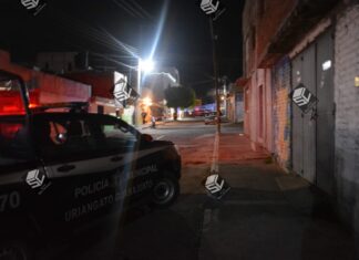 Ataque armado en Uriangato, dejo un saldo de un muerto y dos heridos graves.