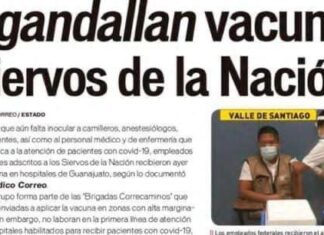 Encargada de recursos humanos del hospital Bicentenario en Valle Santiago, mete a familiares y amigos para que sean vacunados contra COVID 19.