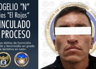 Detienen a «El Rojas» en León, por el delito de homicidio en agravio de dos mujeres en la colonia San Miguel.