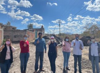 Gobierno municipal de Salvatierra rehabilita la calle García Sarmiento de Soto Mayor, de la colonia Fundadores.