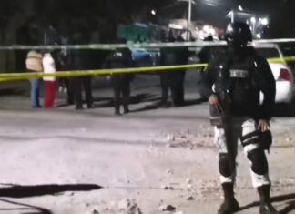 Ataque armado en una vivienda de la colonia Constitución de Apatzingán, dejo un saldo de un muerto y una mujer privada de su libertad.