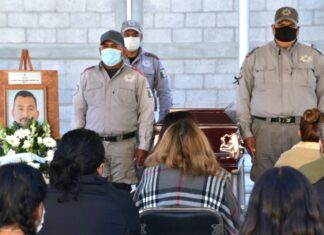 Rinden homenaje póstumo a elemento de vialidad caído en funciones.