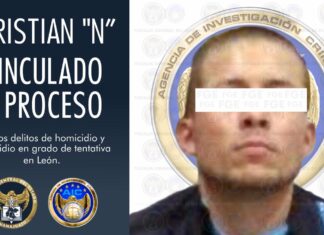 Vinculan proceso penal a Christian N, por el delito de homicidio en León.