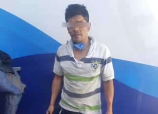 Ladrón se enfrenta con policías en Irapuato y resultó con una herida de bala en una de sus piernas.