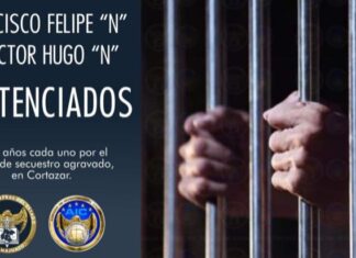 Sentencian a dos secuestradores a 64 años de prisión en Cortázar.