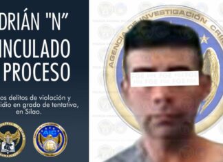 Vinculan a proceso penal a Adrián N, por el delito de violación y homicidio en grado de tentativa en Silao.