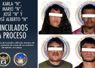 Vinculan a proceso penal a cuatro integrantes de una célula criminal en Celaya.