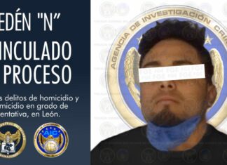 Acreditan responsabilidad a Edén N, en León, por el delito de homicidio en gravio de dos hombres.