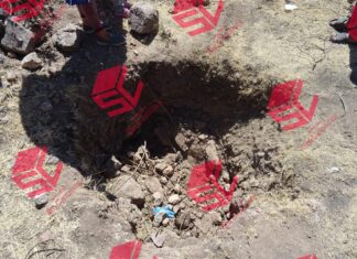 Encuentran el cuerpo de un hombre semienterrados en León.