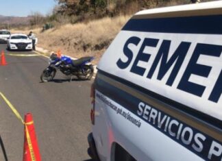 Motociclista muere atropellado en la Morelia-Quiroga.