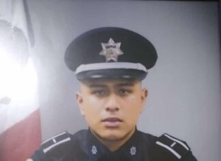 La Secretaría de Seguridad Pública lamenta el fallecimiento del oficial Diego Fernando.