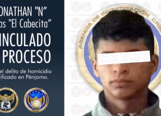 Vinculan a proceso penal a Jonathan N, por el delito de homicidio calificado en agravio de dos hombres en Penjamo.