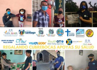 Todo un éxito la campaña de «entrega de cubrebocas» en Valle de Santiago.