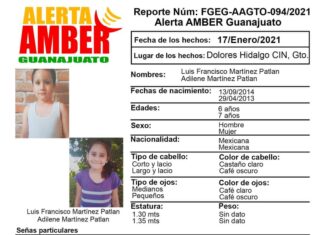 Se activa alerta AMBAR en Guanajuato.