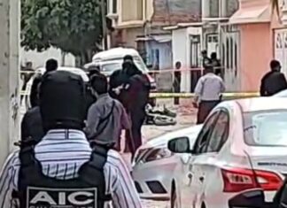 Agentes ministeriales abaten a motociclista en Salamanca.