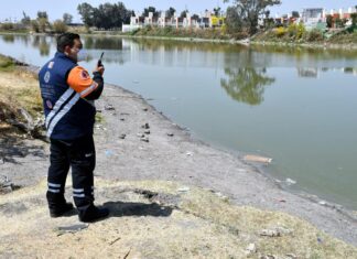Protección Civil realiza recorridos preventivos y de vigilancia en canales, presas y ojos de agua, en Irapuato.