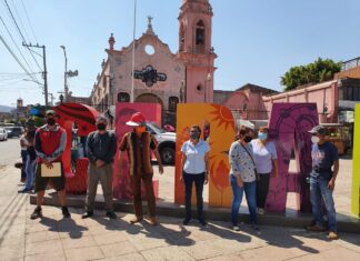 Inician con los trabajos de instalación de Luminarias en la comunidad de Cerano, en YURIRIA.