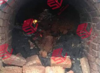 Localizan el cuerpo de una persona completamente calcinado en Valle de Santiago.