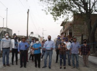 , Alejandro Alanís Chávez en su visita a la comunidad de San José de Araceo reforzó su compromiso de realizar obra que cambie la calidad de vida de las familias.