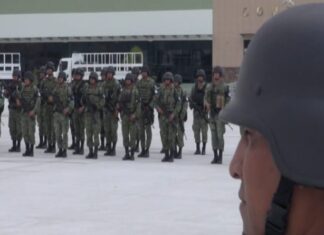 Llegan mil efectivos del ejército y Guardia Nacional a Guanajuato para sumarse a seguridad.