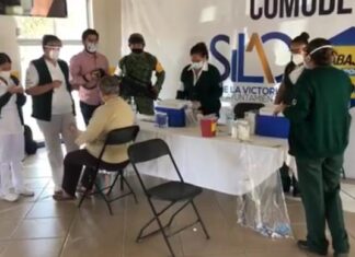 Sin incidencias ni dificultades cada uno de los módulos para aplicar la vacuna contra el COVID 19 en Silao.