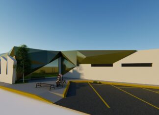 Instalaciones del albergue para familiares de pacientes del Hospital General de Salvatierra.