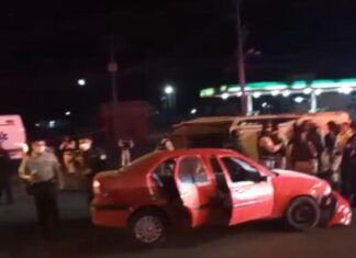 Cinco lesionados en choque y volcadura de una unidad de Guardia Nacional en Irapuato.
