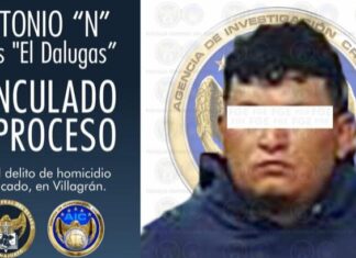 Vinculan a proceso penal a Antonio N, alias El Dalugas, por el delito de homicidio calificado en agravio de la delegada de Sarabia, en Villagran.