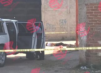 Ejecutan al «Changas» en la colonia El Potrero en León, está mañana.