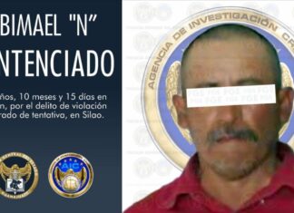 Sentencian a 5 años de prisión a Abimael N, por el delito de violación en grado de tentativa en agravio de una menor de edad en Silao.
