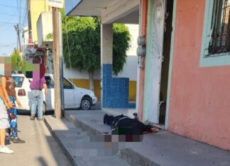 De varios balazos asesinan a un hombre en Yuriria,Guanajuato.