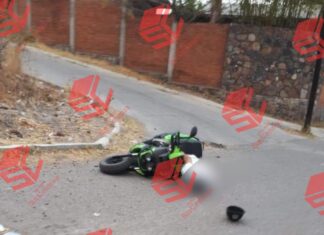 Un joven motociclista fue asesino a balazos en la colonia Santa María en YURIRIA.
