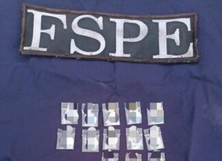 Elementos de las Fuerzas de Seguridad Pública del Estado (FSPE), detuvieron a un sujeto co varias dosis de droga.