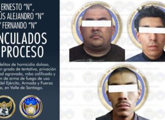 Vinculados a proceso Ernesto «N», Jesus Alejandro «N» y Fernando «N» por el delito de homicidio en Valle de Santiago
