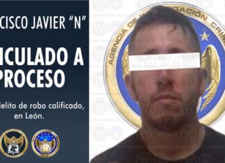 La Fiscalía General del Estado esclarece el robo de miles de hojas de piel automotriz, ocurrido el pasado 25 de enero en la carretera León – Lagos de Moreno