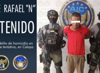 Detienen a José Rafael «N» por el delito de homicidio calificado en Celaya
